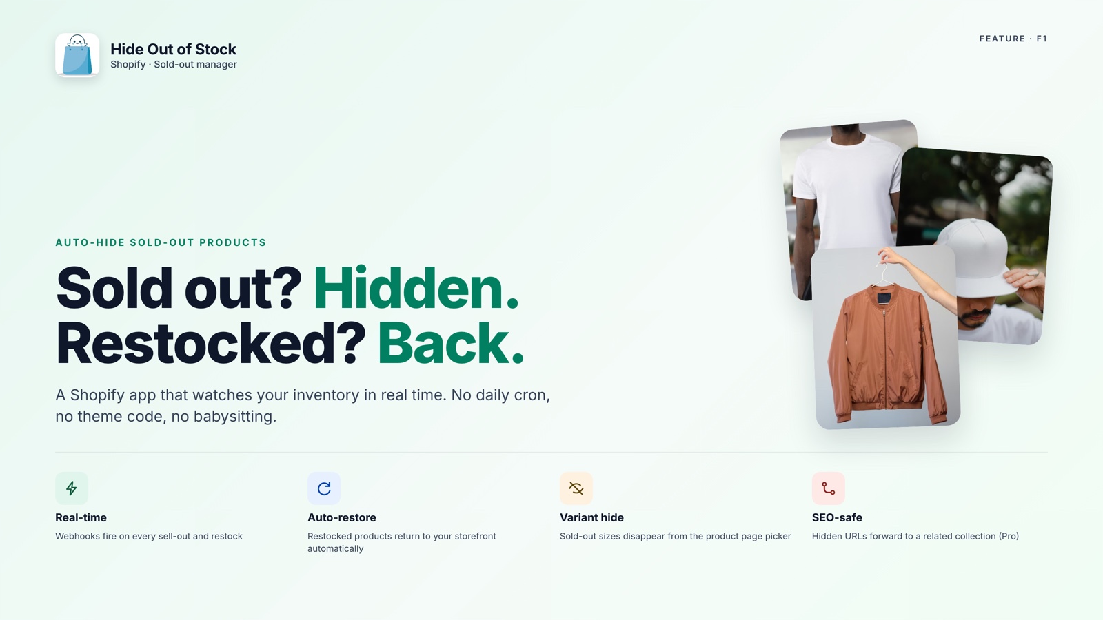 Best Shopify app to hide out-of-stock products: Hide Out of Stock