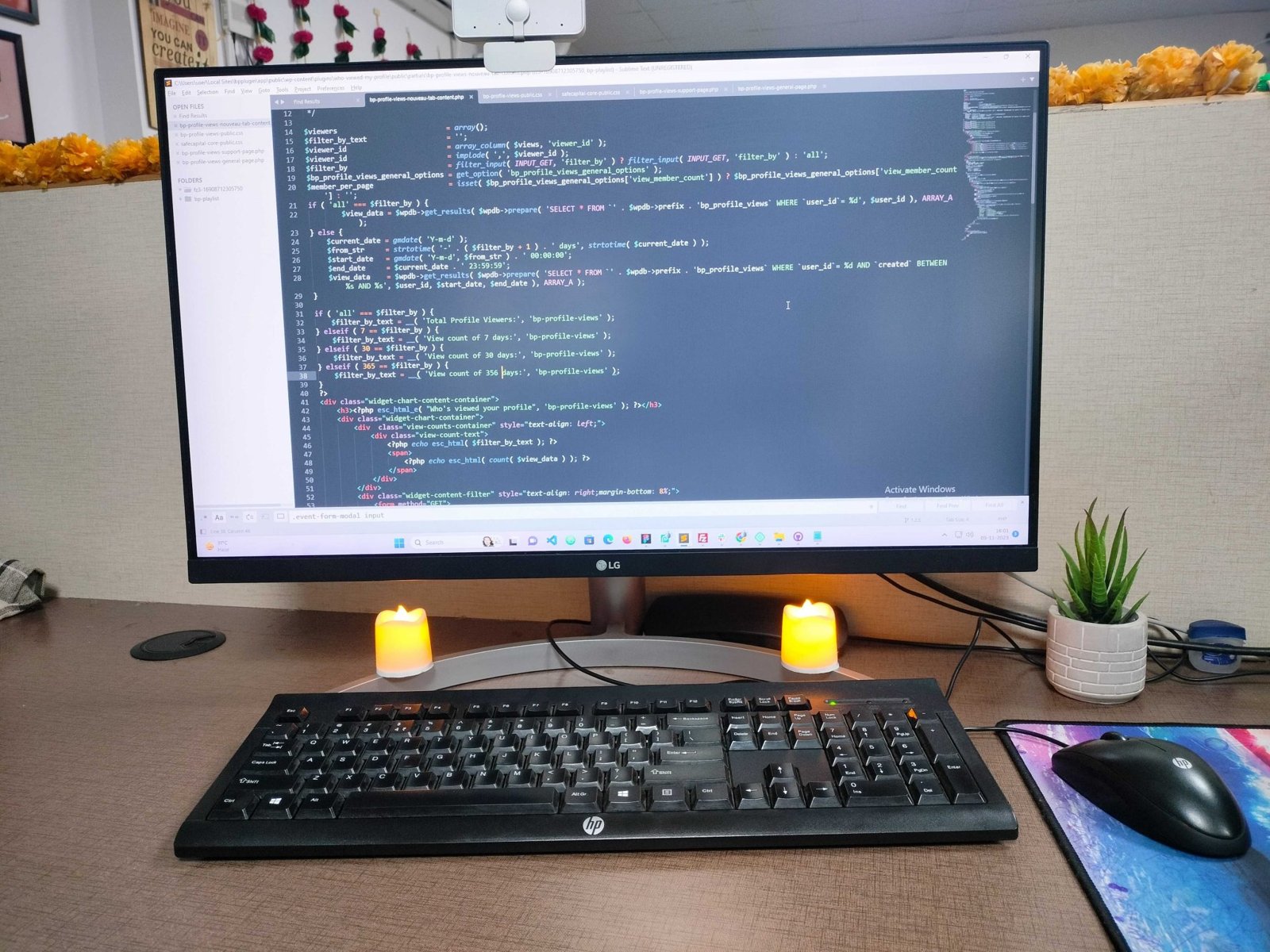 A merchant comparing the Shopify theme editor interface with an open Liquid code file, deciding between DIY and hiring a developer