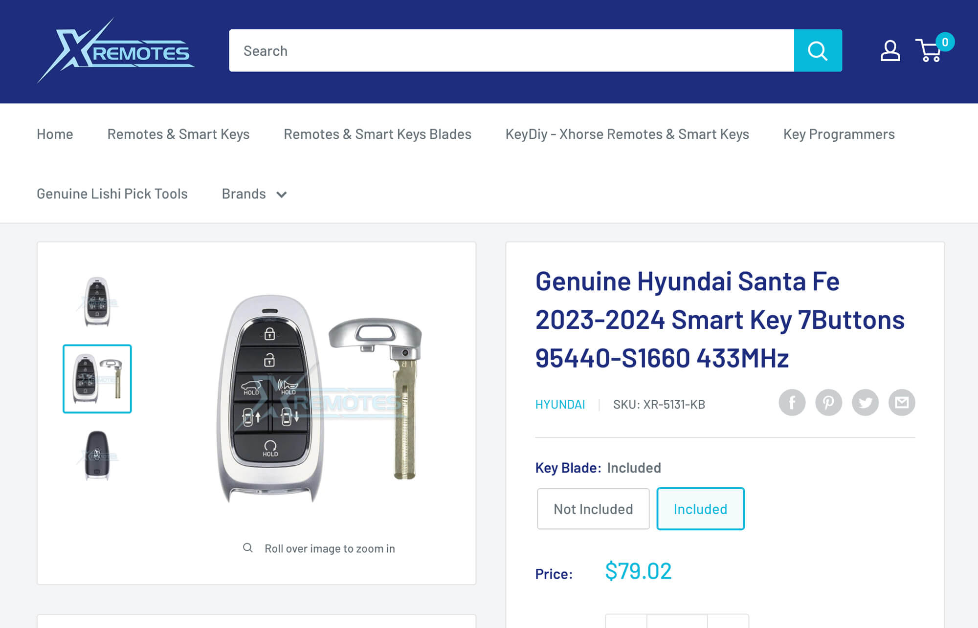 xremotes category and product listing page